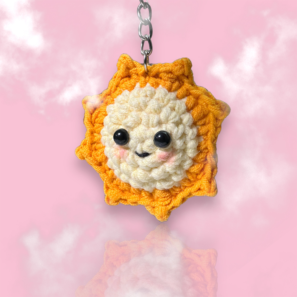 Móc khoá hình Mặt Trời mini dễ thương - anh 1