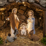 Set tượng len Giáng Sinh